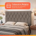 Ver imagem 7 de Cabeceira Estofada para Cama Box Casal Bélgica de 1,40m