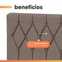 Ver imagem 5 de Cabeceira Estofada para Cama Box Casal Bélgica de 1,40m