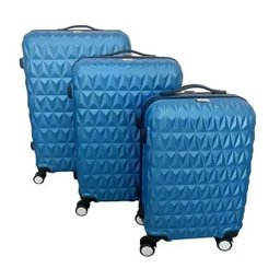 Kit Mala de Viagem 3 em 1 Pelegrin PEL-8103 Azul - 1