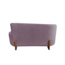 Ver imagem 6 de Namoradeira Sofá Feijão Lounge Orgânica Veludo Rosê