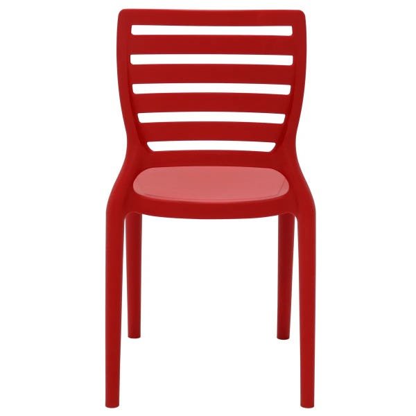 Cadeira Infantil Tramontina Sofia Vermelha em Polipropileno e Fibra de Vidro - 6