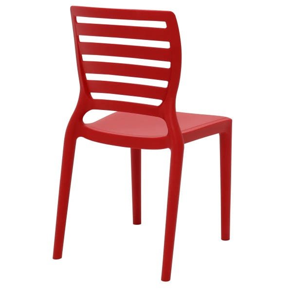 Cadeira Infantil Tramontina Sofia Vermelha em Polipropileno e Fibra de Vidro - 5