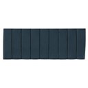 Ver imagem 3 de Cabeceira Painel Casal 1,40m Londres Suede Azul Marinho Dal Poz Estofados