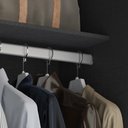 Ver imagem 6 de Closet Casal 4 Gavetas Amoudi Móveis Preto Tx