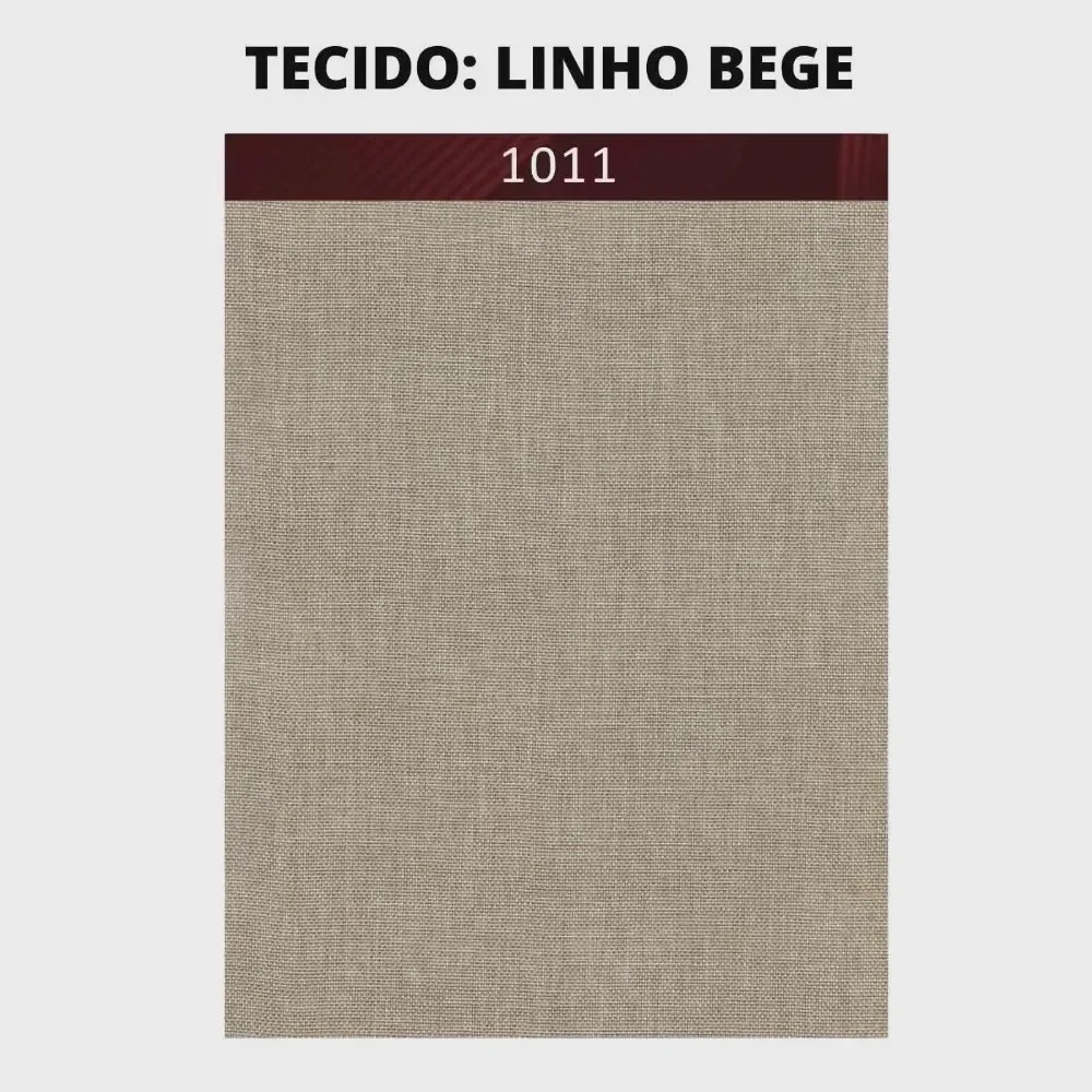 Poltrona Decorativa Mona Luxo Madeira Maciça Grand Casa - Linho Bege - 3