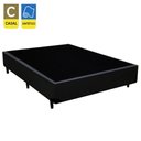 Ver imagem 2 de Cama Box Casal Sintético + Colchão de Espuma D33 - Sereneprime - 138cm Preto
