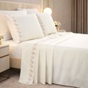 Ver imagem 1 de Jogo Cama Box Queen Solene 100%algodao Extra Macio Premium:rosa