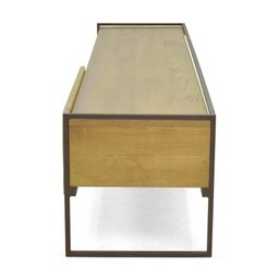Rack para TV de Madeira e Ferro 1 Gaveta 203cm - Turim - 5