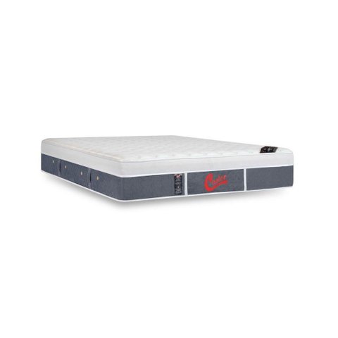 Colchão Castor King Plush Light Stress One Face Pocket 180x200x34cm