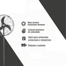 Ventilador de Coluna 3 Pás 70cm V70c 270w Bivolt Preto - 4