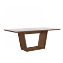 Ver imagem 2 de Conjunto Sala de Jantar Mesa Tampo Vidro/mdf Branco Luna 6 Cadeiras Lunara Rufato