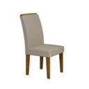 Ver imagem 3 de Conjunto Sala de Jantar Mesa Tampo Vidro/mdf Branco Luna 6 Cadeiras Lunara Rufato