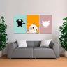 Kit Quadro decorativo Para Quarto Gatinhos Cute Cat Infantil 3 Peças - 2