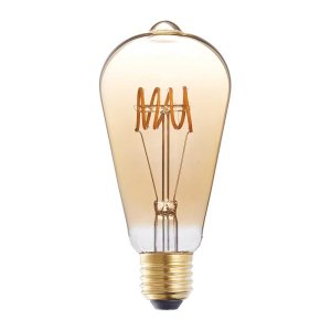 Lâmpada Led Filamento Vintage Loop Twist ST64 4,5W 2000K E27 Bivolt - Brilia