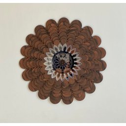 Mandala decorativa ambiente sala quarto 45x45cm 38150 - 10