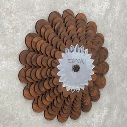 Mandala decorativa ambiente sala quarto 45x45cm 38150 - 9