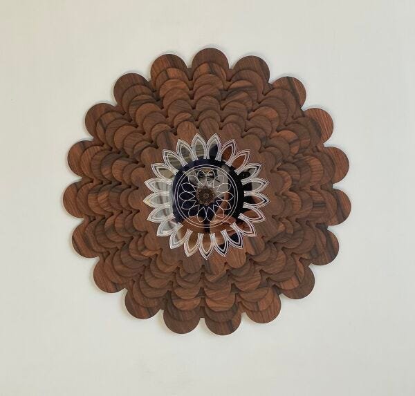 Mandala decorativa ambiente sala quarto 65x65 38155 - 8