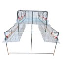 Ver imagem 3 de Kit Gaiola Suspensa para Galinhas Poedeiras 48 Aves Chocmaster Galinha Suspensa