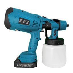 Pistola de Pintura e Pulverizadora 1000ml Portátil 21v com 3 Bicos - sem Fio - 5