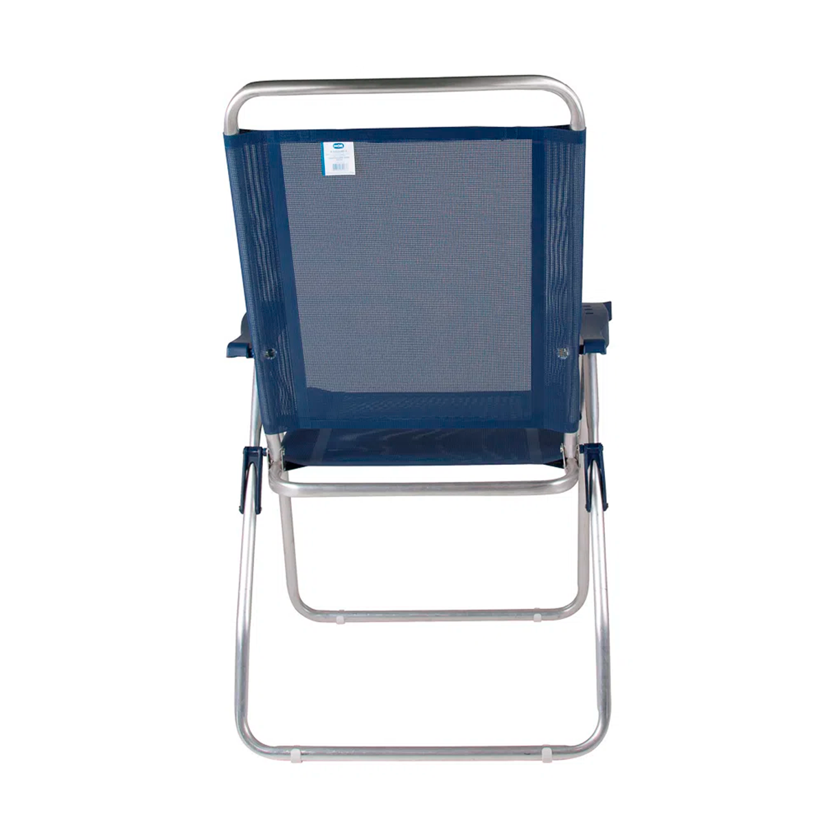Cadeira De Praia Reclinável Mor Azul Marinho C/ Porta Copo - 3