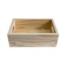 Caixa Organizadora Multiuso Empilhável Madeira Pinus 30x20 Organizador Cesta Caixote - 3