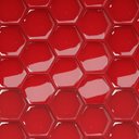 Ver imagem 2 de Pastilha Adesiva Hexagonal Vermelha Lavável Banheiro Cozinha Sala