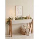 Ver imagem 1 de Aparador Decorativo Suiça Minimalista 140cm Branco Retangular para Sala de Estar Requinte
