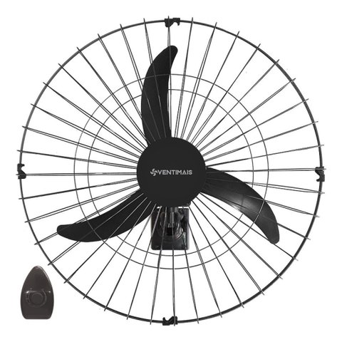 Ventilador Oscilante de Parede 3 Pás 60cm 147w Monta Fácil Ventimais Voltagem:220v