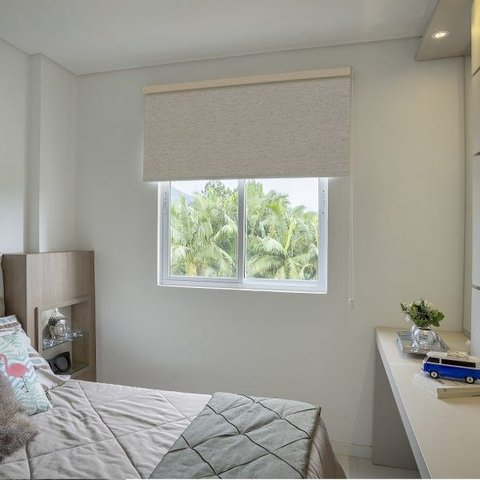 Persiana Rolo (2,00Larg. x 1,80Alt.) Blackout Mescla - Vogaflex