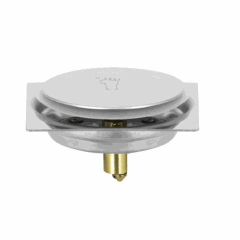 Ralo de Click Quadrado 10cm Cromado 1920C Fani