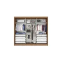 Ver imagem 4 de Guarda Roupa Casal com Espelho 3 Portas 8 Gavetas Udine Novo Horizonte