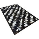 Ver imagem 2 de Tapete de Couro Marrom Café Listra Diagonal 1,50x2,50 C/B