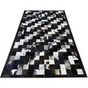 Ver imagem 1 de Tapete de Couro Marrom Café Listra Diagonal 1,50x2,50 C/B