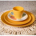 Ver imagem 2 de Xícara de Café com Pires de Cerâmica para Café Chá Botanical Corona Mesa Posta Avulsa