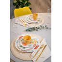 Ver imagem 4 de Xícara de Café com Pires de Cerâmica para Café Chá Botanical Corona Mesa Posta Avulsa