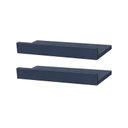 Ver imagem 2 de Kit 2 Prateleiras Porta Quadros 30 x 15cm azul Suporte Invisível