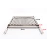 Grelha Argentina (Parrilha) 80x40 cm de Inox para Churrascos - 1