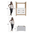 Ver imagem 4 de Quarto Infantil Completo Guarda-Roupa Closet e Cama Solteiro Montessoriana Olivia e Mark Branco/Louro Freijó Grann