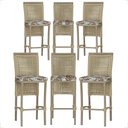Ver imagem 1 de 6 Banqueta em Alumínio Roma Fendi Corda Náutica Tecido 6