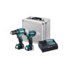 Combo Furadeira/Parafusadeira DF333D + Parafusadeira de Impacto TD110D 12V Makita - 1
