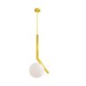 Pendente Angular Globo para E-27 Bolinha Dourado St1592 - 4