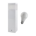 Ver imagem 1 de 2x Poste Balizador 30cm para Jardim em Alumínio Branco + LED 12W Branco Frio St1301
