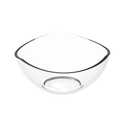 Pote de Sobremesa 265ml Avulso Trio Crippa Plástico Transparente Tigela Pote para Doces