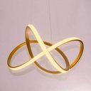 Ver imagem 3 de Pendente Fluire Dourado 58x24 LED 30W Bella Sb001 St1568