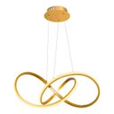 Ver imagem 4 de Pendente Fluire Dourado 58x24 LED 30W Bella Sb001 St1568
