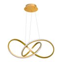 Ver imagem 1 de Pendente Fluire Dourado 58x24 LED 30W Bella Sb001 St1568