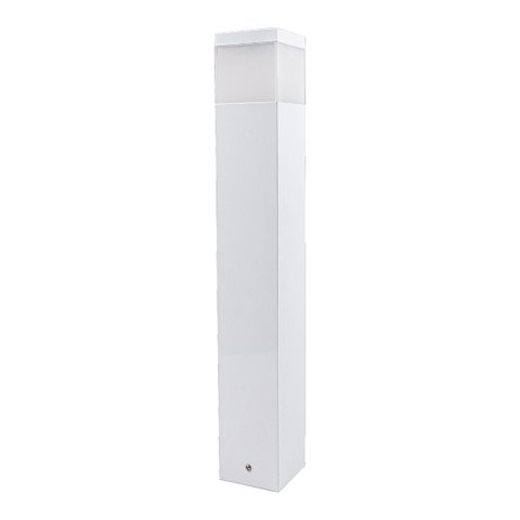 Poste Luminária para Jardim Balizador 50cm E27 Branco St222