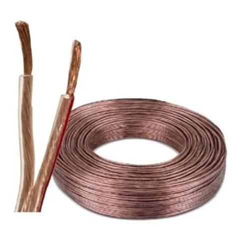 Fio Polarizado Cristal 2x0,30mm Rolo 100m Flexível e Seguro