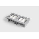 Ver imagem 1 de Caixa Retangular de embutir com 4 Tomadas Flex - Cinza