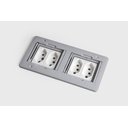 Ver imagem 5 de Caixa Retangular de embutir com 4 Tomadas Flex - Cinza